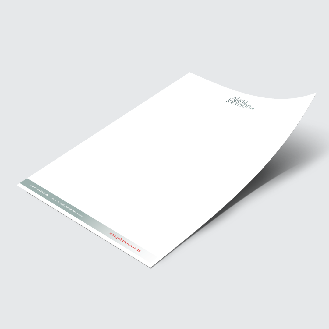 Alana Johnson - Letterhead