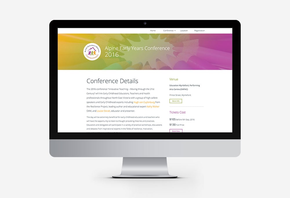 Alpine Early Years Conference - Website