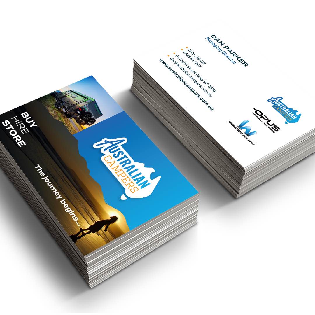 Australian Campers - Business Cards