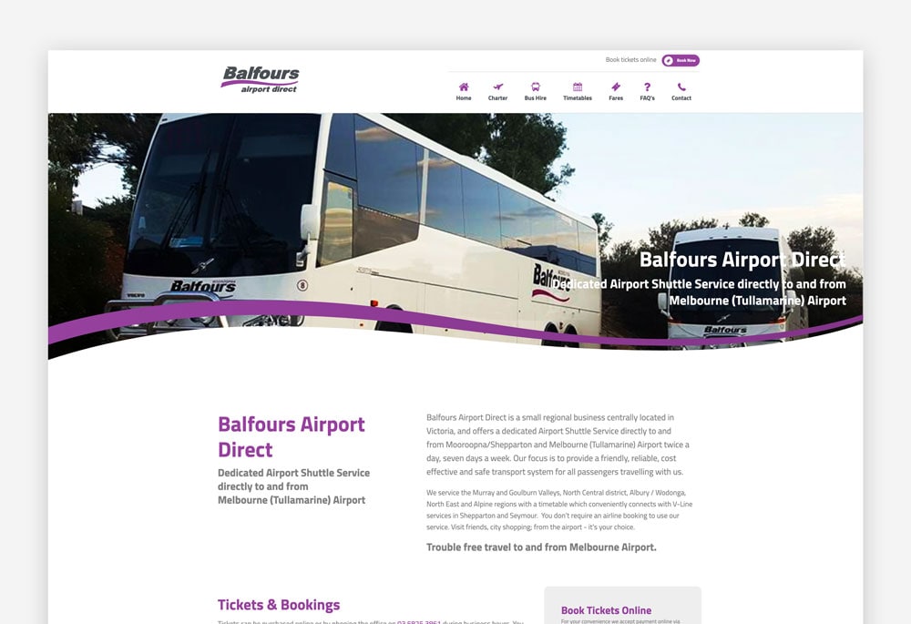 Balfours Airport Direct - Website