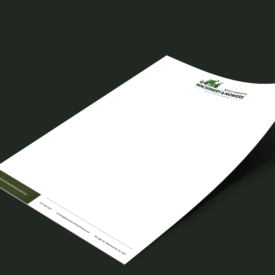 Beechworth Machinery - Letterhead