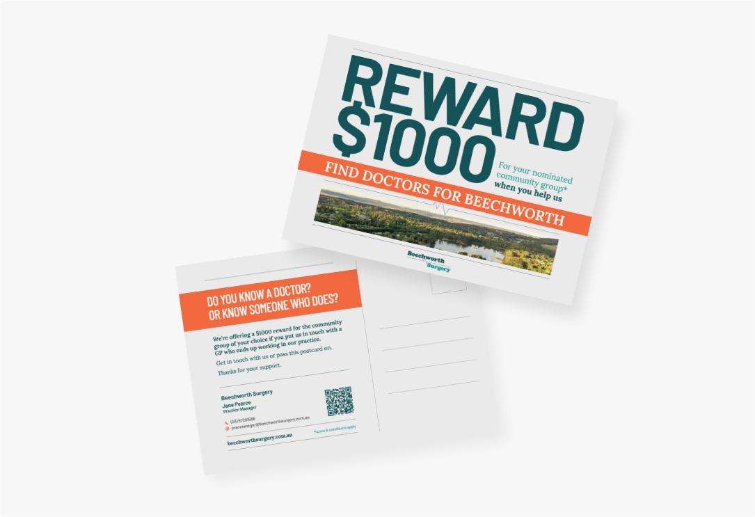 Beechworth Surgery | Reward Campaign - Graphic Design Projects