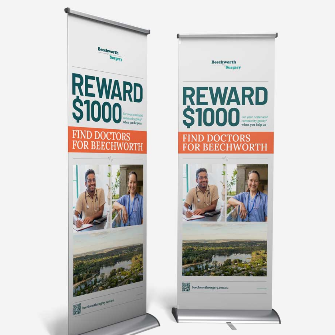 Beechworth Surgery | Reward Campaign - Pull Up Banner