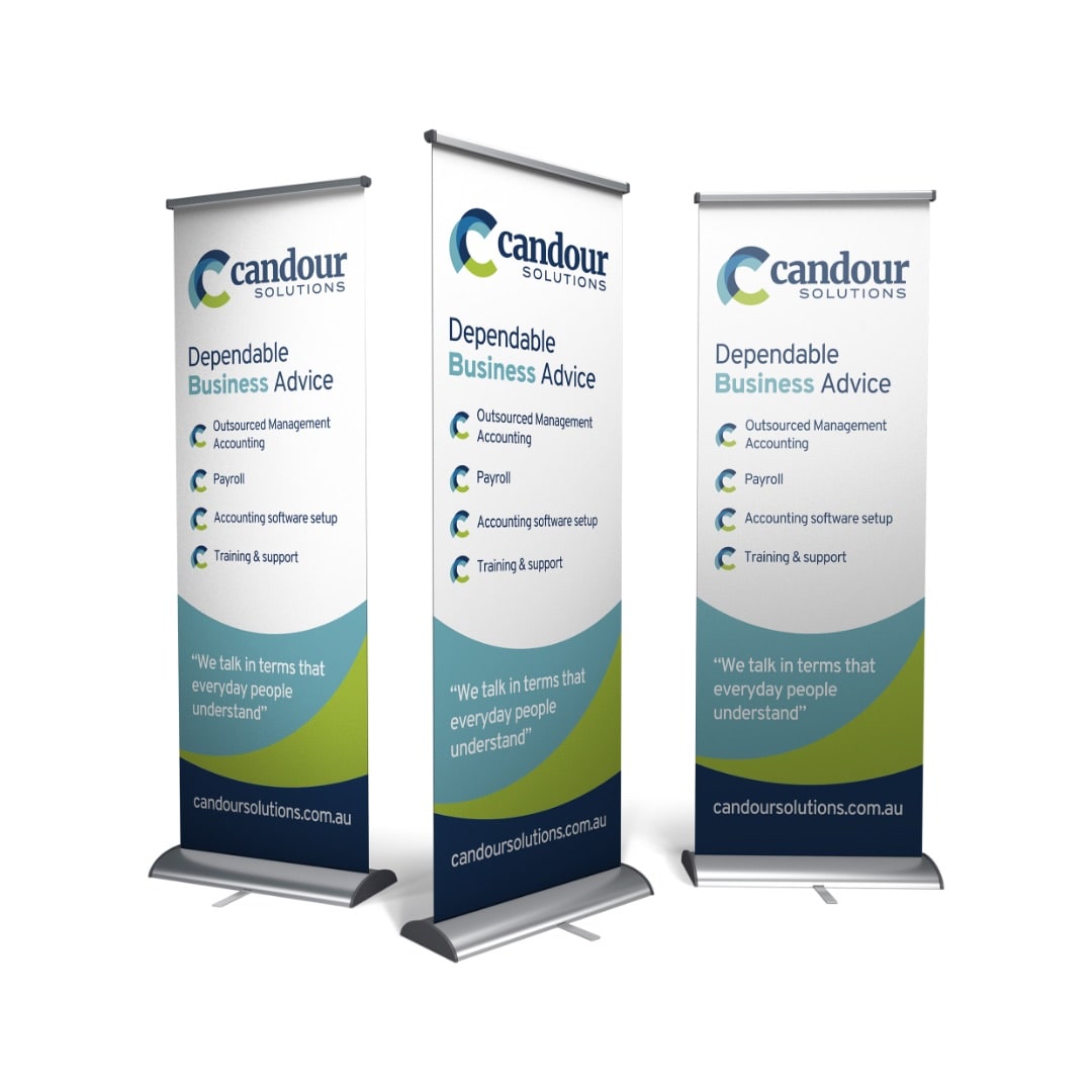Candour Solutions - Pull Up Banner