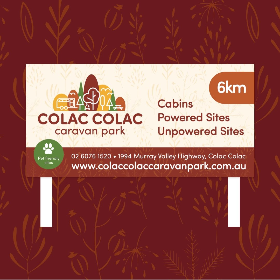 Colac Colac Caravan Park - Signage