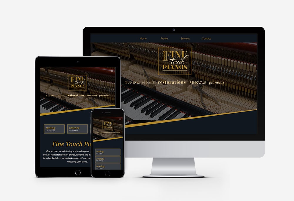 Fine Touch Pianos - Website