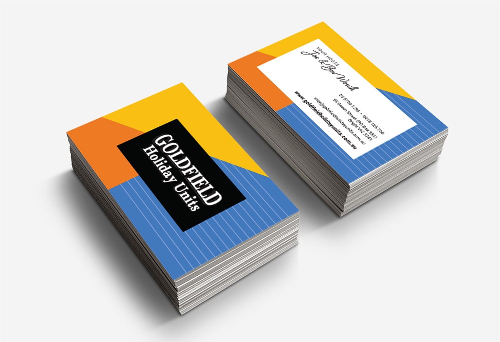 Goldfield Holiday Units - Business Cards
