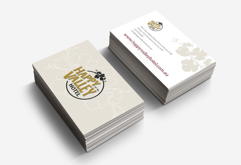 Happy Valley Hotel - Business Cards