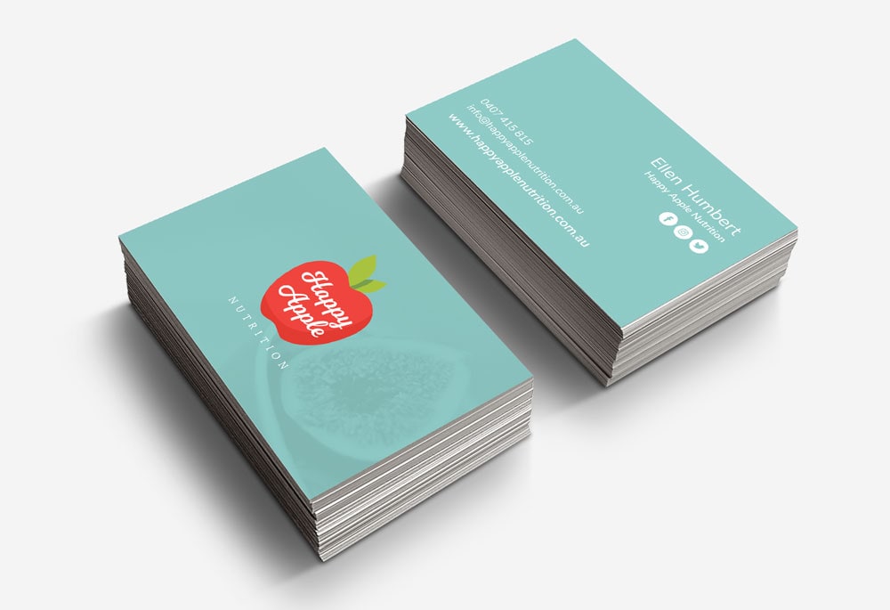 Happy Apples Nutrition - Business Cards