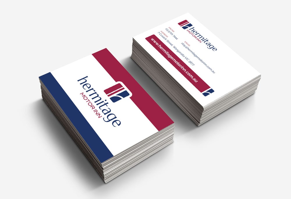 Hermitage Motor Inn - Business Cards