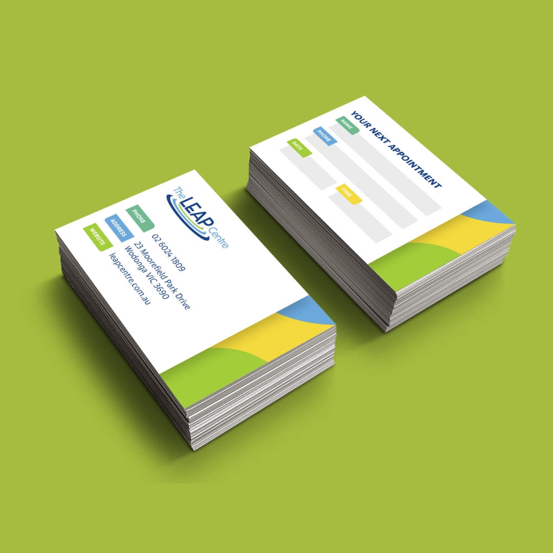 The Leap Centre - Business Cards