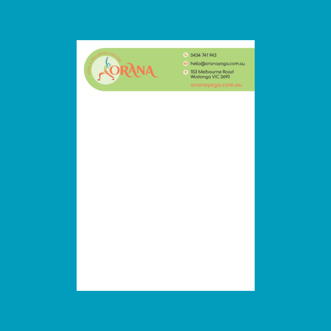 Orana Yoga & Wellbeing Centre - Notepad