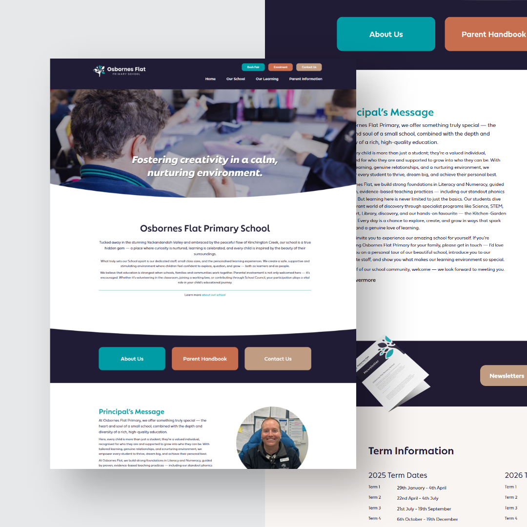 Osbornes Flat Primary School - website