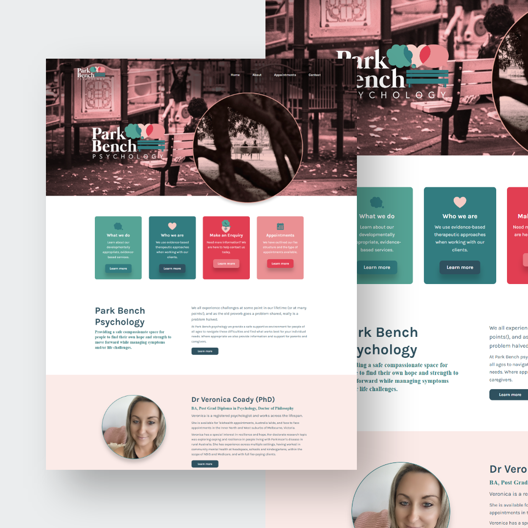 Park Bench Psychology - Website