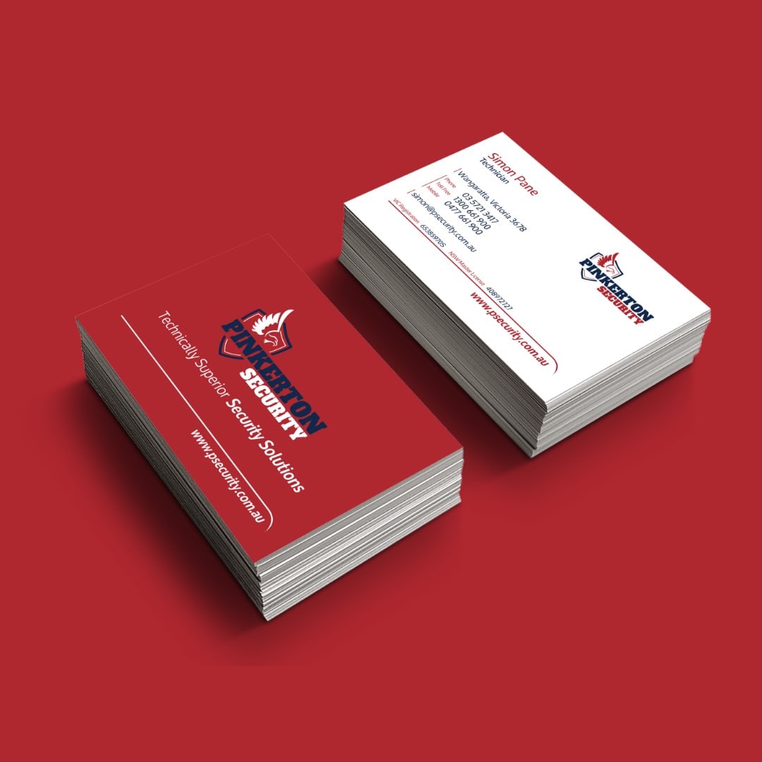 Pinkerton Security - Business Cards