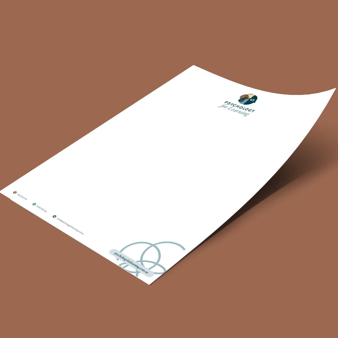 Pyschology for Learning - Letterhead