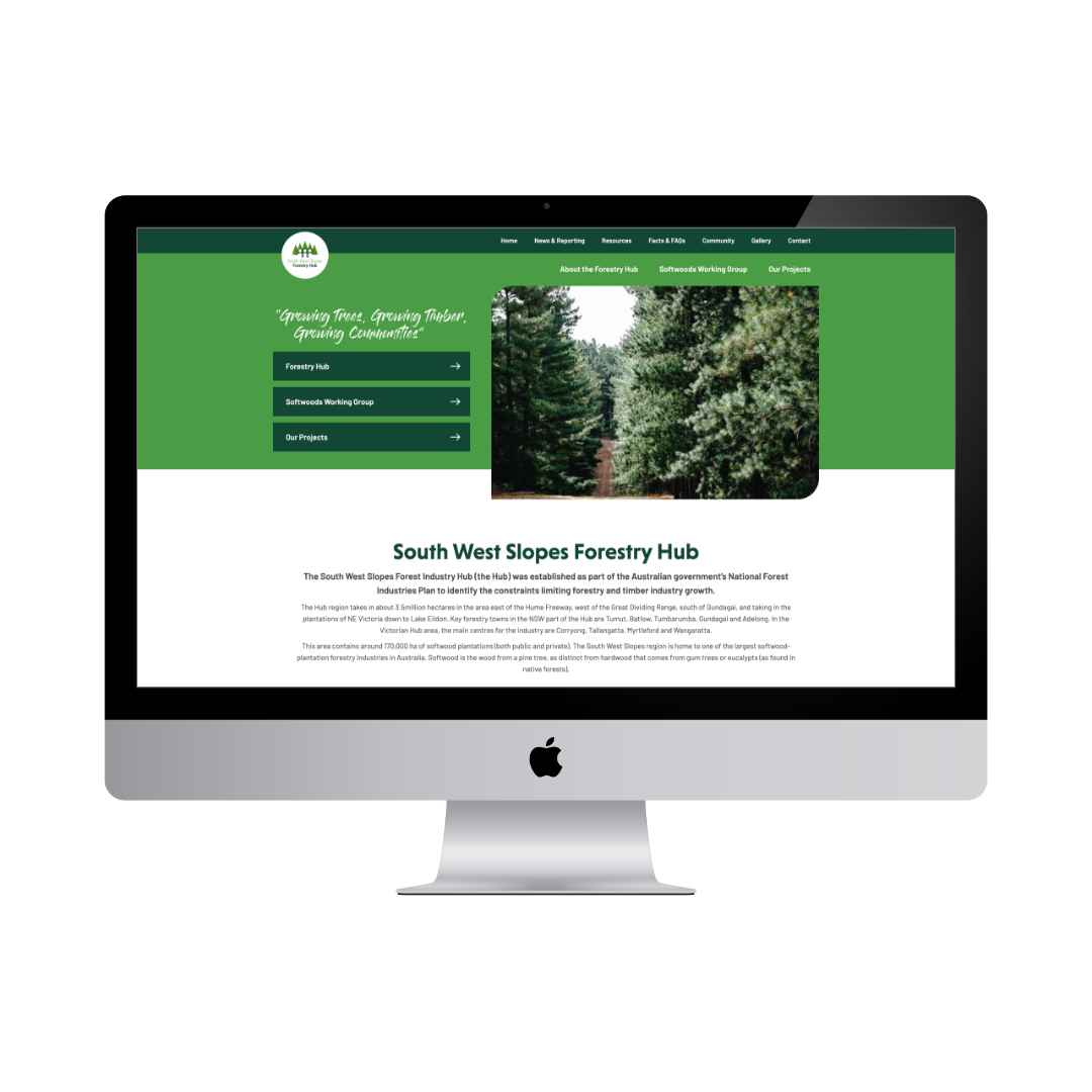 South West Slopes Forestry Hub - Website