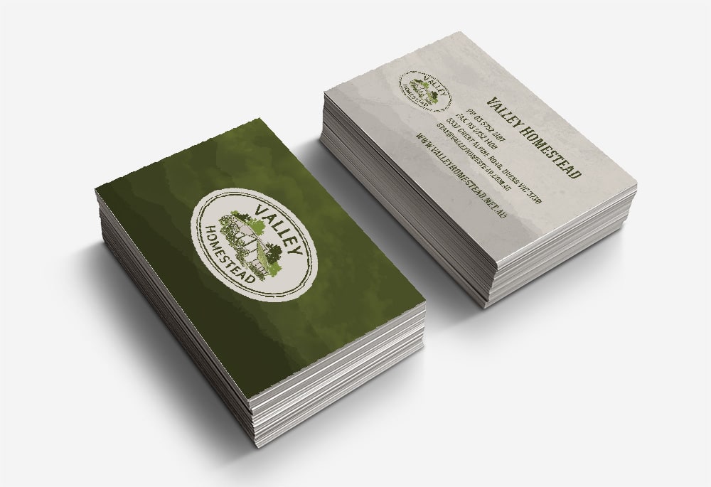 Valley Homestead - Business Cards