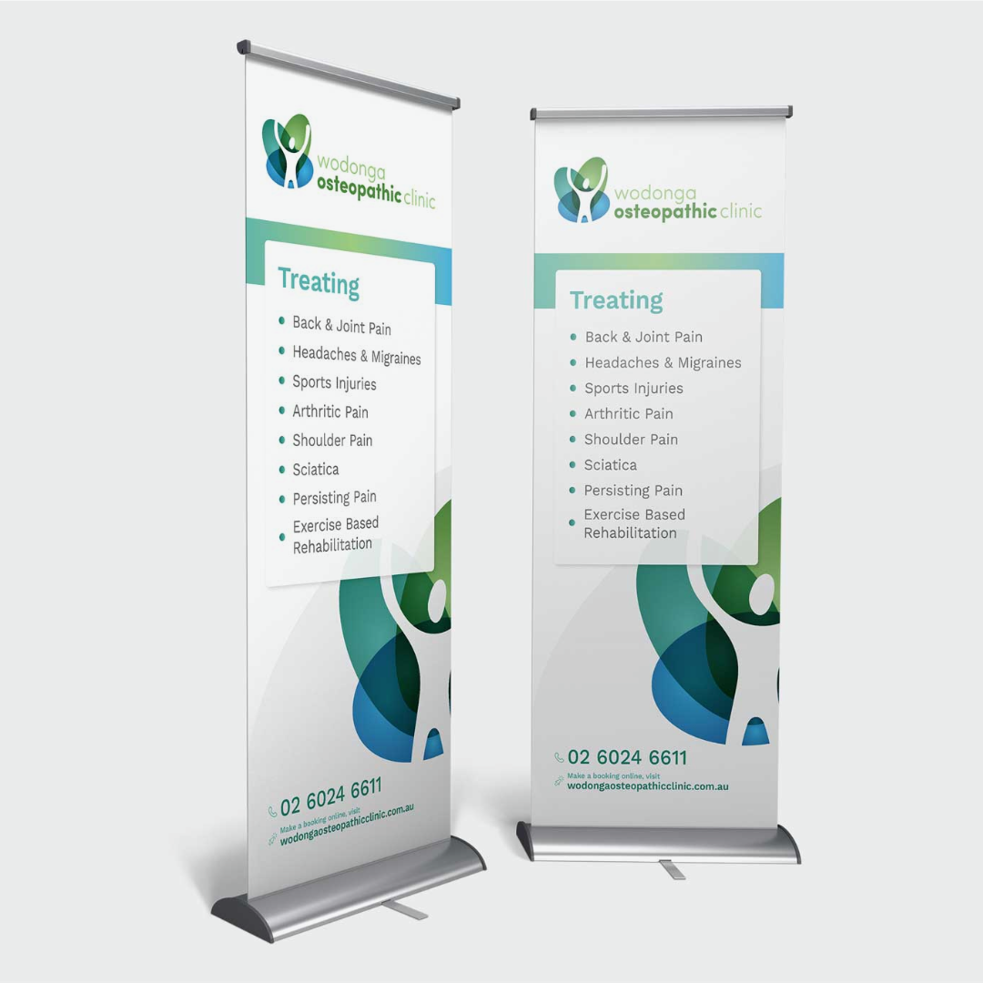 Wodonga Osteopathic Clinic - Pull Up Banner
