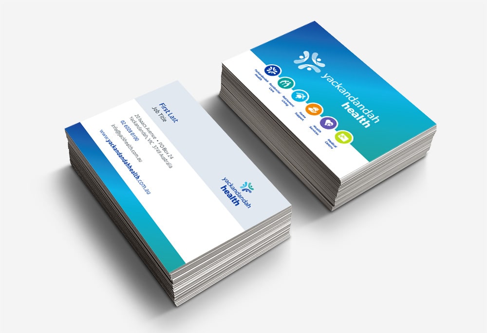 Yackandandah Health - Business Cards